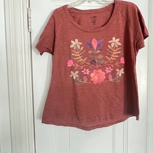 Natural Life Floral Top